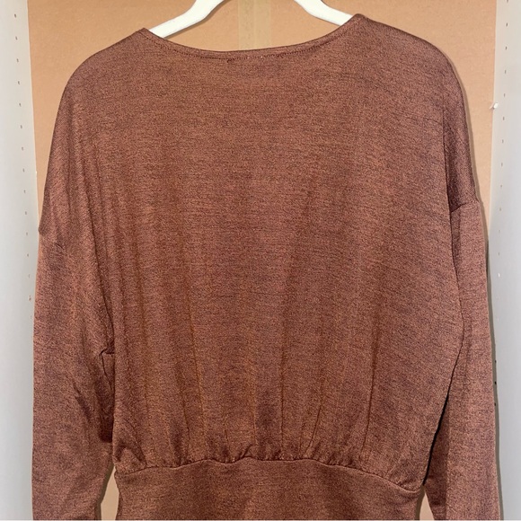 Cider Brown Long Sleeve Clip Together Body Suit - Picture 9 of 9